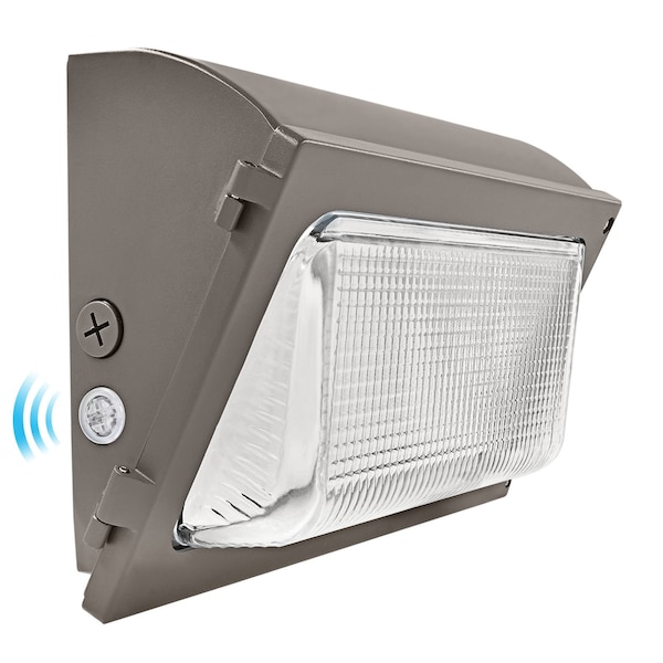 Luxrite Slim Outdoor LED Wall Pack Dusk to Dawn 72/96/120W Up to 16200LM 3CCT 3000K-5000K IP65 120-277V LR40570-1PK - main